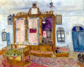 Interior of the Yemenite Hagoral Synagogue, Jerusalem by Marc Chagall (Inspired by) Interior of the Yemenite Hagoral Synagogue, Jerusalem by Marc Chagall (Inspired by)