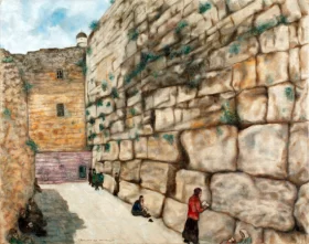 The Wailing Wall by Marc Chagall (Inspired by) The Wailing Wall by Marc Chagall (Inspired by)