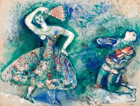 La Danse by Marc Chagall (Inspired by) La Danse by Marc Chagall (Inspired by)