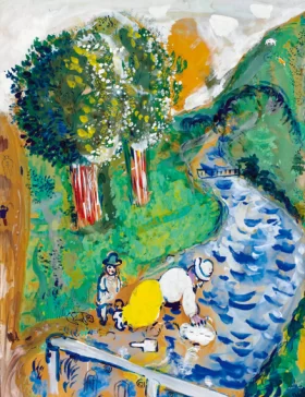 Le Ruisseau by Marc Chagall (Inspired by) Le Ruisseau by Marc Chagall (Inspired by)