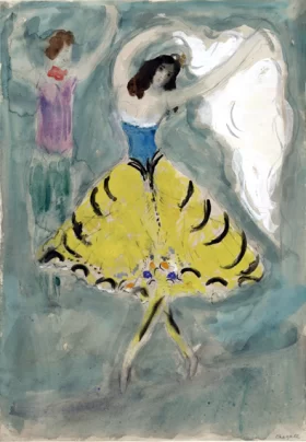 Zemphira 1942 by Marc Chagall (Inspired by) Zemphira 1942 by Marc Chagall (Inspired by)
