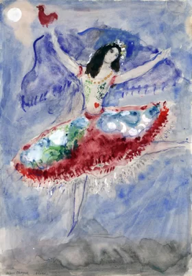 Zemphira 1942 by Marc Chagall (Inspired by) Zemphira 1942 by Marc Chagall (Inspired by)