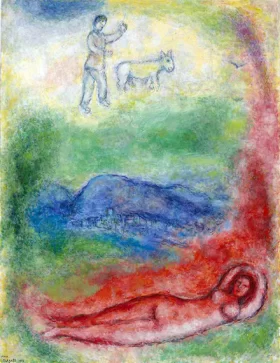 Le Repos by Marc Chagall (Inspired by) Le Repos by Marc Chagall (Inspired by)