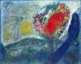 St. Jeannet by Marc Chagall (Inspired by) St. Jeannet by Marc Chagall (Inspired by)