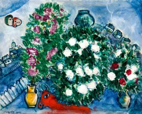 Les Trois Bouquets by Marc Chagall (Inspired by) Les Trois Bouquets by Marc Chagall (Inspired by)