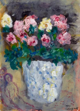 Pot aux Fleurs, Roses by Marc Chagall (Inspired by) Pot aux Fleurs, Roses by Marc Chagall (Inspired by)