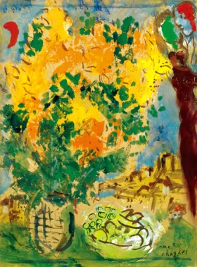 Bouquet Jaune et Orange by Marc Chagall (Inspired by) Bouquet Jaune et Orange by Marc Chagall (Inspired by)
