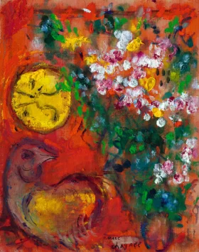 Bouquet au Soleil Jaune by Marc Chagall (Inspired by) Bouquet au Soleil Jaune by Marc Chagall (Inspired by)