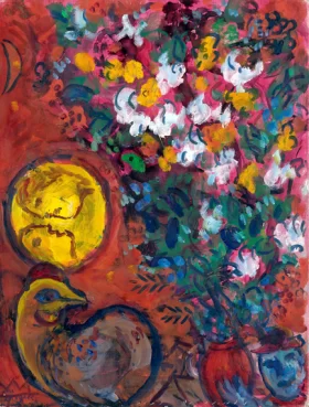 Esquisse Pour Bouquet de Liliums by Marc Chagall (Inspired by) Esquisse Pour Bouquet de Liliums by Marc Chagall (Inspired by)