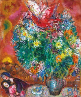 Fleurs et Amoureux by Marc Chagall (Inspired by) Fleurs et Amoureux by Marc Chagall (Inspired by)