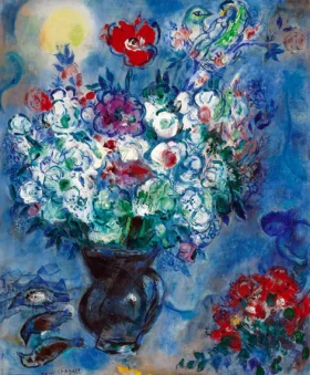 Les Anémones by Marc Chagall (Inspired by)