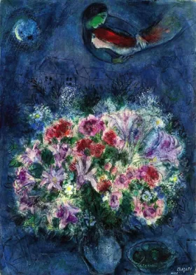 Les lys magiques by Marc Chagall (Inspired by)