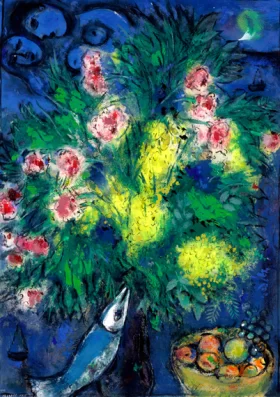 Fleurs et Fruits by Marc Chagall (Inspired by)