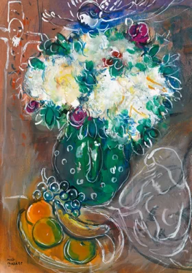 Le Bouquet au Pot Vert by Marc Chagall (Inspired by)