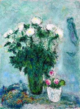 Le Bouquet Blanc by Marc Chagall (Inspired by)
