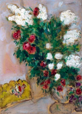 Le vase aux lilas by Marc Chagall (Inspired by)