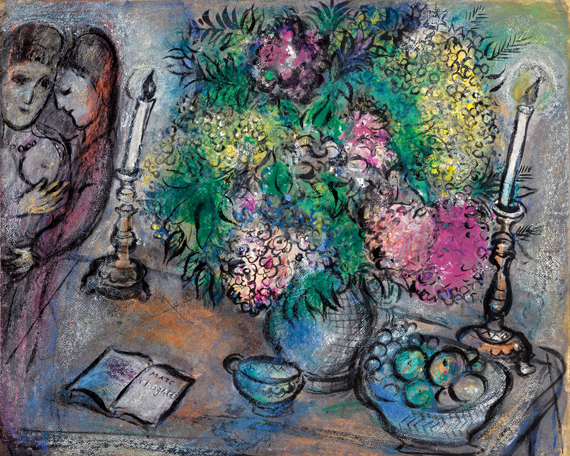 Les Bougies by Marc Chagall (Inspired by)