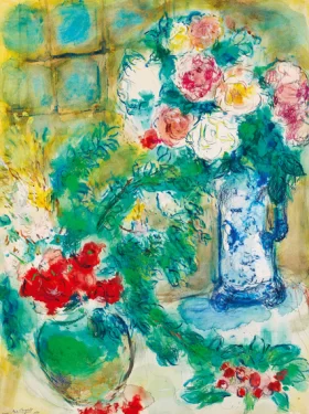 Les deux bouquets by Marc Chagall (Inspired by) Les deux bouquets by Marc Chagall (Inspired by)