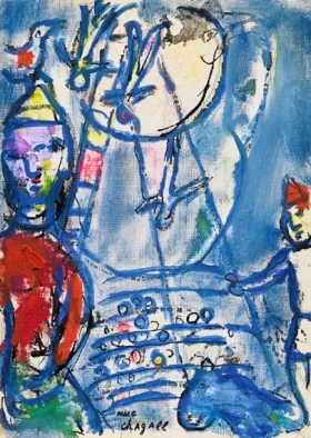 Autour Du "Cirque" by Marc Chagall (Inspired by)