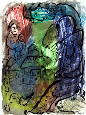 Le Violoniste au Village by Marc Chagall (Inspired by)