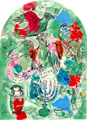 Vitraux Pour Jérusalem by Marc Chagall (Inspired by)