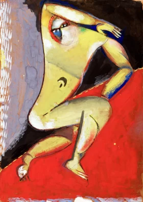 Nude by Marc Chagall (Inspired by)