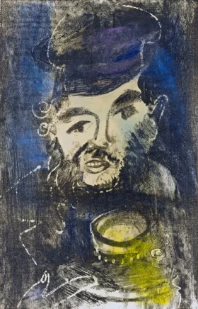 Man With Samovar by Marc Chagall (Inspired by)