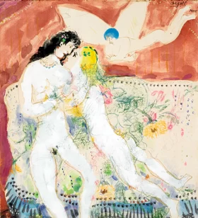 Mère et Fille by Marc Chagall (Inspired by)