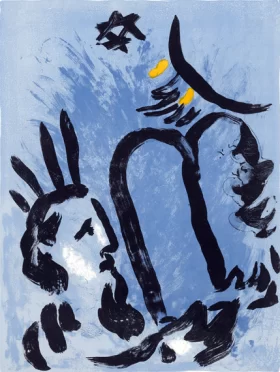Moses by Marc Chagall (Inspired by)