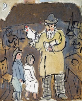 La Lecture by Marc Chagall (Inspired by)