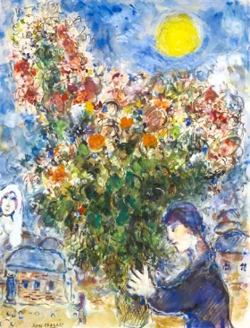 Le Prétendant by Marc Chagall (Inspired by)