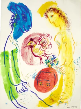 L'âne Bleu by Marc Chagall (Inspired by)