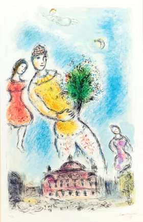 In the Sky of the Opera by Marc Chagall (Inspired by)