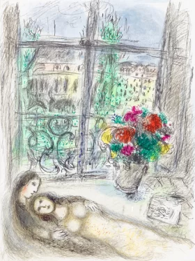 Quai Des Célestins by Marc Chagall (Inspired by)