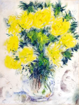 Vase de Fleurs by Marc Chagall (Inspired by)