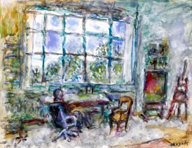 Dans L'atelier by Marc Chagall (Inspired by)