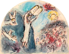 The Ten Commandments by Marc Chagall (Inspired by)
