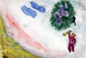 The Carnival 1942 by Marc Chagall (Inspired by) The Carnival 1942 by Marc Chagall (Inspired by)
