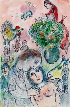 Tendresse by Marc Chagall (Inspired by) Tendresse by Marc Chagall (Inspired by)