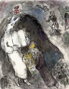 Moïse et la table de la loi by Marc Chagall (Inspired by) Moïse et la table de la loi by Marc Chagall (Inspired by)