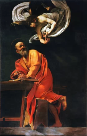The Inspiration of Saint Matthew 1602