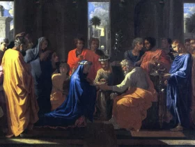 The Seven Sacraments II-Marriage by Nicolas Poussin The Seven Sacraments II-Marriage by Nicolas Poussin
