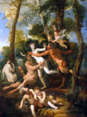 Pan and Syrinx by Nicolas Poussin Pan and Syrinx by Nicolas Poussin