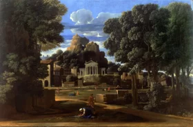 Landscape with the Ashes of Phocion 1648 by Nicolas Poussin Landscape with the Ashes of Phocion 1648 by Nicolas Poussin