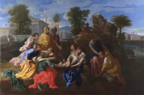 The Finding of Moses 1651 by Nicolas Poussin The Finding of Moses 1651 by Nicolas Poussin