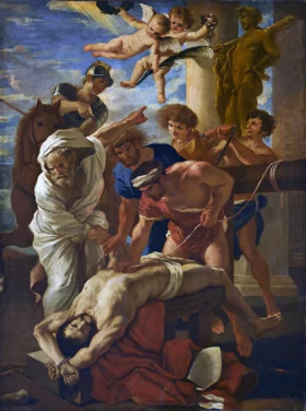 Martyrdom of Saint Erasmus by Nicolas Poussin Martyrdom of Saint Erasmus by Nicolas Poussin