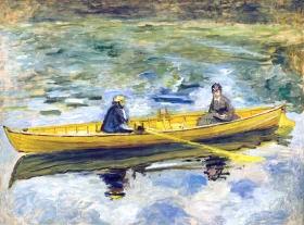 Claude Monet and Mrs Henriot, 1880 by Pierre Auguste Renoir Claude Monet and Mrs Henriot, 1880 by Pierre Auguste Renoir