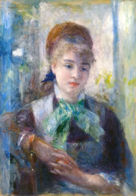Portrait of Nini Lopez 1876 by Pierre Auguste Renoir