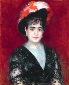 Portrait De Madame Adela Ocampo De Heimendhal by Pierre Auguste Renoir