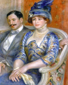 Mr. and Mrs. Gaston Bernheim De Villers by Pierre Auguste Renoir